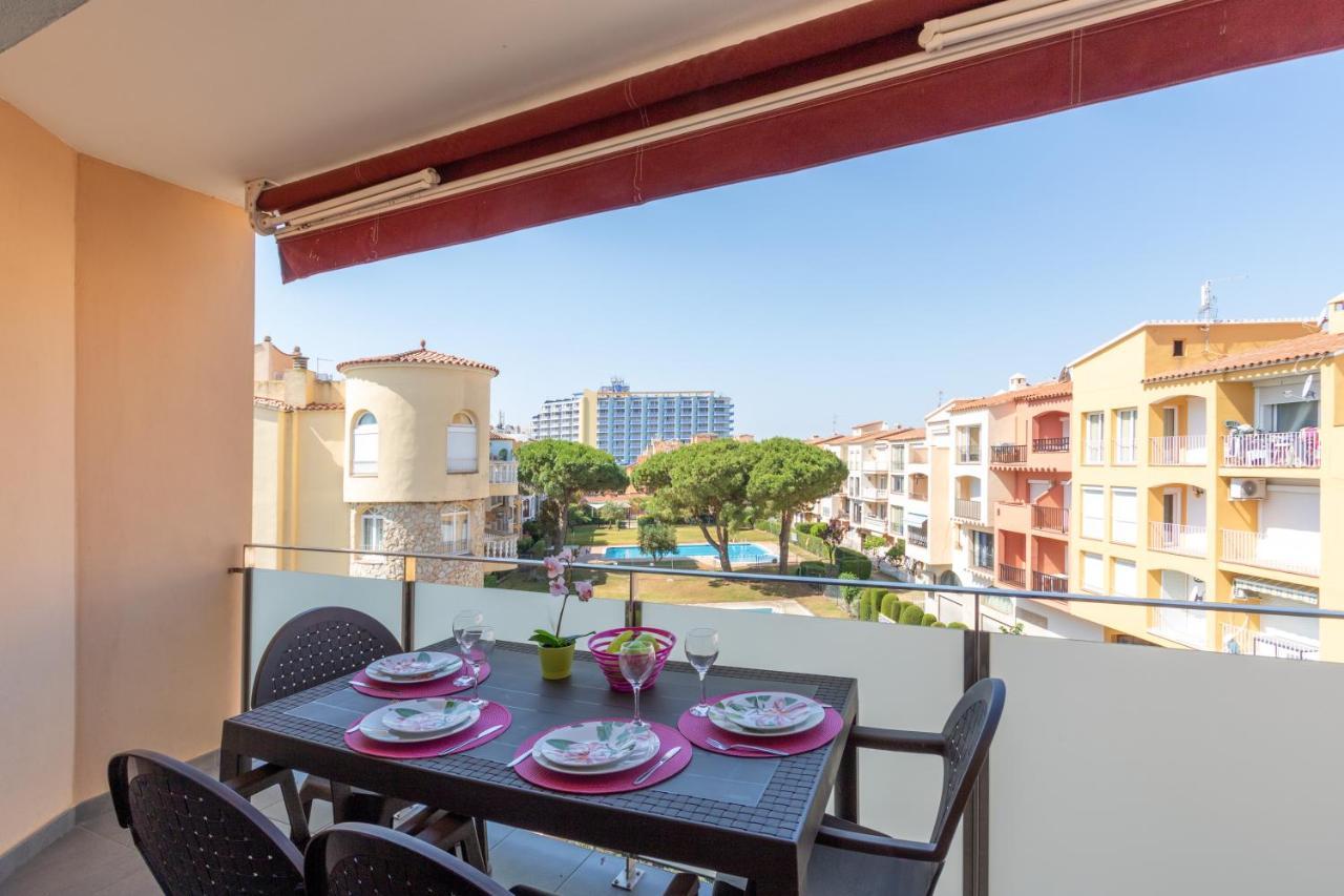 Apart-Rent Apartamento Mimoses 0063 Empuriabrava Bagian luar foto