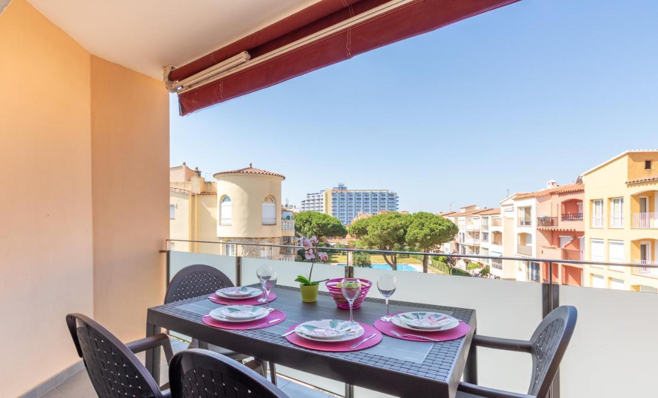 Apart-Rent Apartamento Mimoses 0063 Empuriabrava Bagian luar foto